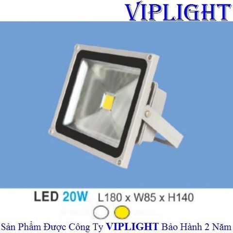  ĐÈN PHA LED 20W HUFA FA-41 ( ÁNH SÁNG TRẮNG - VÀNG ) 