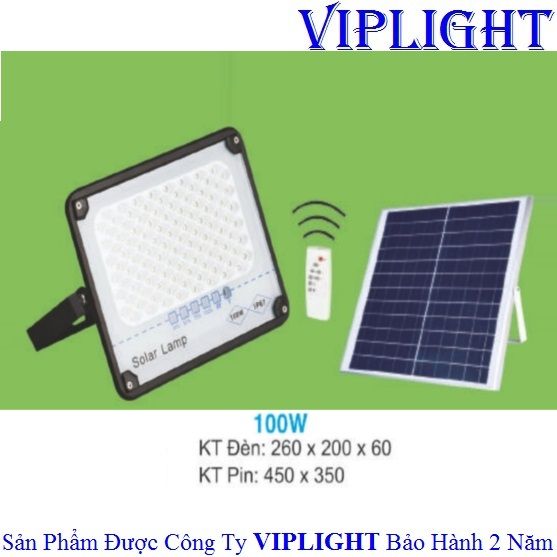 ĐÈN PHA NĂNG LƯỢNG MẶT TRỜI (SOLAR LAMP) LED 100W FNL-24 100W