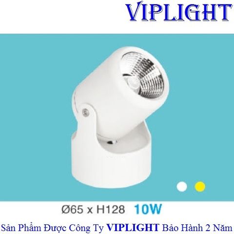  ĐÈN RỌI ĐẾ NGỒI LED 10W PHI Ø65 TRẮNG 