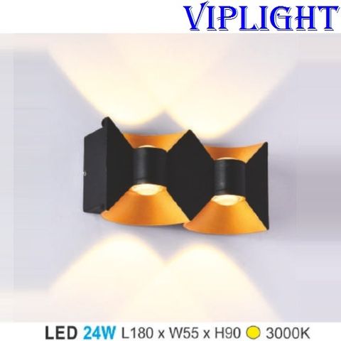  ĐÈN TƯỜNG LED VLAK80 _ GẮN VÁCH TƯỜNG TRANG TRÍ NGOÀI TRỜI, TRONG NHÀ 