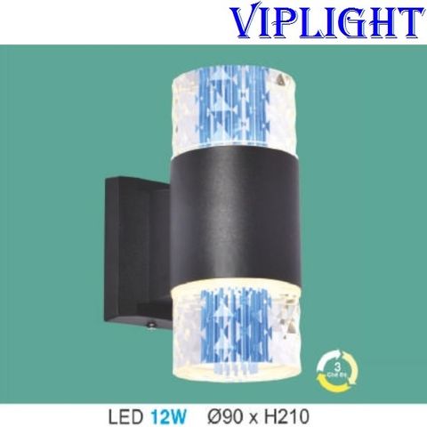  ĐÈN VÁCH HÀNH LANG LED TRANG TRÍ VLAK6084 _ GẮN VÁCH TƯỜNG TRANG TRÍ NGOÀI TRỜI, TRONG NHÀ 