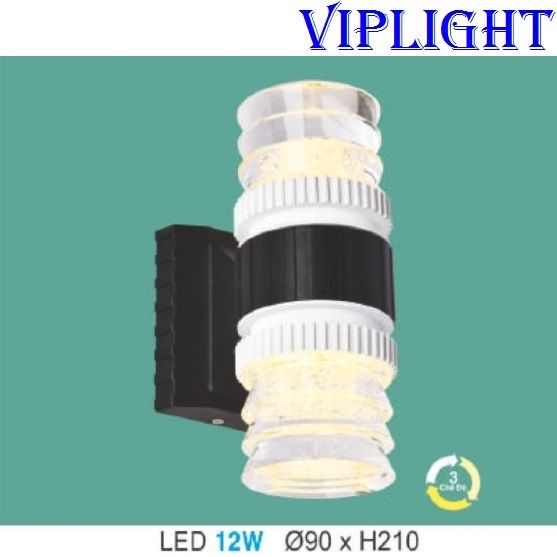 ĐÈN VÁCH HÀNH LANG LED TRANG TRÍ VLAK6086 _ GẮN VÁCH TƯỜNG TRANG TRÍ NGOÀI TRỜI, TRONG NHÀ