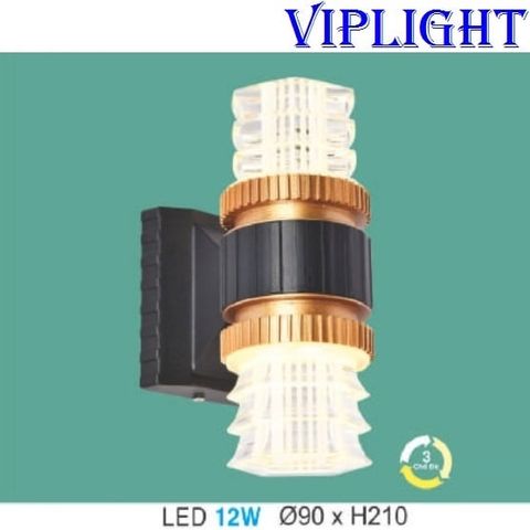  ĐÈN VÁCH HÀNH LANG LED TRANG TRÍ VLAK6088 _ GẮN VÁCH TƯỜNG TRANG TRÍ NGOÀI TRỜI, TRONG NHÀ 