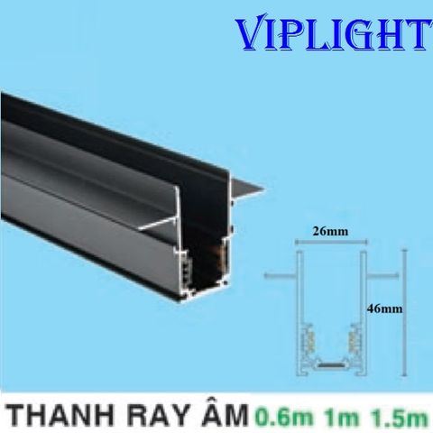  THANH RAY ÂM TRẦN ĐÈN NAM CHÂM DÀI 1,5 MÉT (1500mm - 150cm - 1m5) 