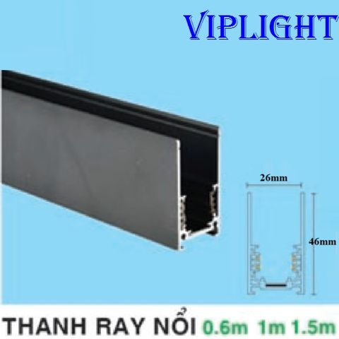  THANH RAY GẮN NỔI ĐÈN NAM CHÂM DÀI 1 MÉT (1000mm - 100cm - 1m) 