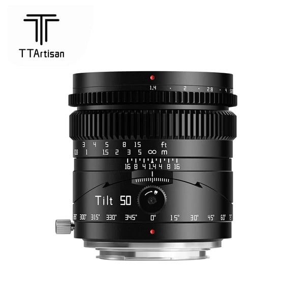 ống kính Ttartisan tilt 50mm f1.4 songhongcamera.com