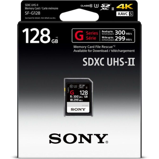 Thẻ nhớ Sony 128GB 300/299 MB/S G Series SDXCII ( Chính Hãng )