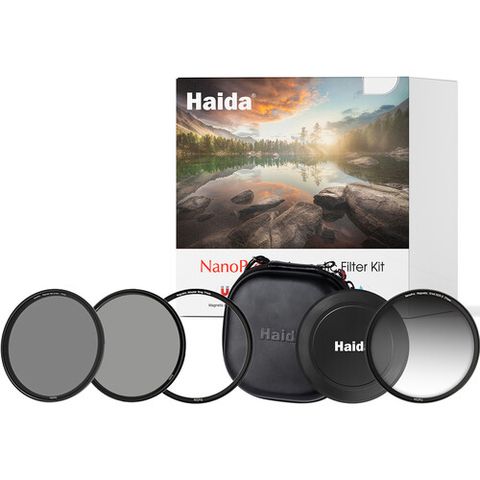 Bộ kính lọc hút từ tính Haida nanopro magnetic kit (CPL, ND1.8, GND0.9) 72mm HD4755