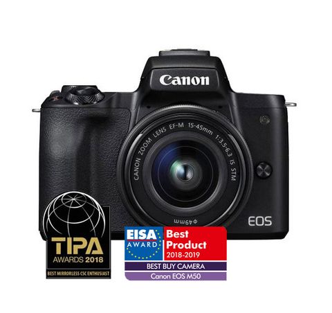 Máy ảnh Canon EOS M50 KIT (EF-M15-45 IS STM)