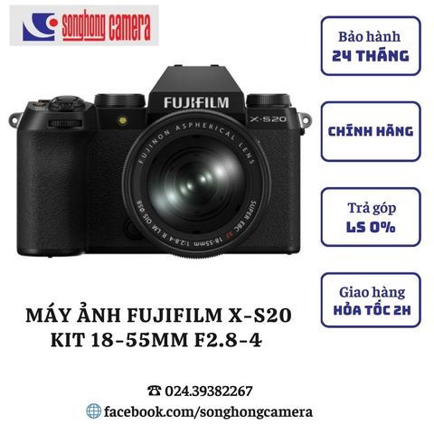 Máy ảnh Fujifilm X-S20 kit 18-55mm F2.8-4 ( Chính hãng )