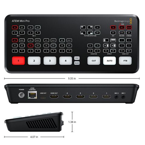 Bàn trộn Blackmagic ATEM Mini Pro (SWATEMMINIBPR)