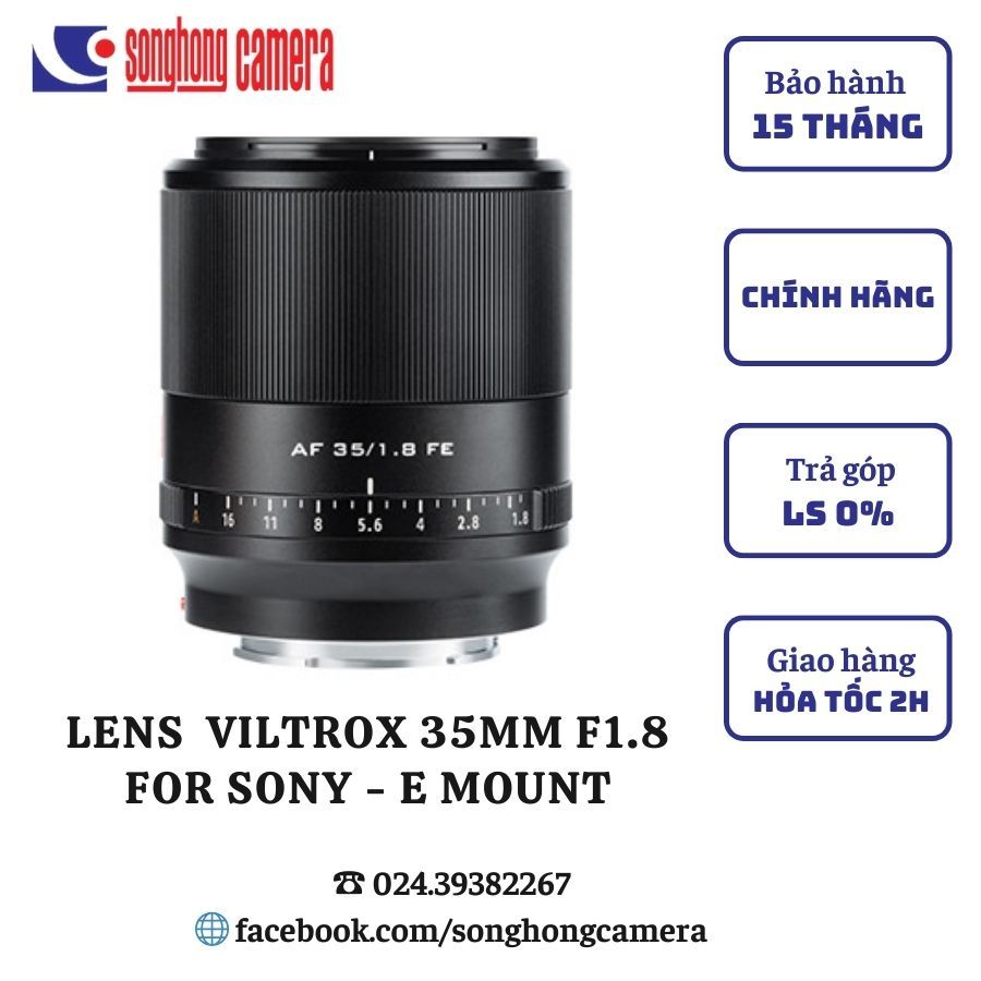 Lens  Viltrox 35mm f1.8 For Sony - E mount