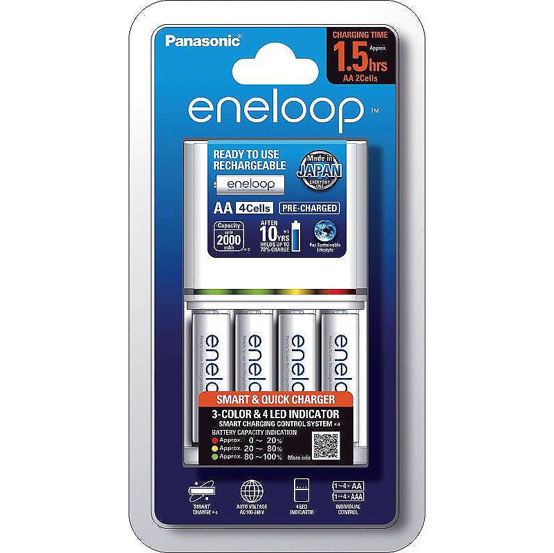 Bộ sạc kèm Pin Panasonic K-KJ55MC40V2 - Eneloop