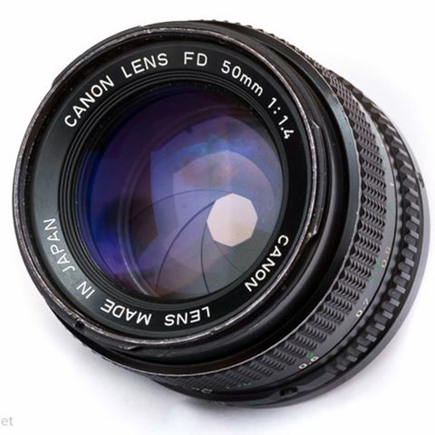 Lens Canon FD 50mm F1.4