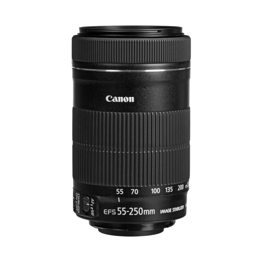 Canon EF-S 55-250mm F4-5.6 IS STM - Thiết kế của Canon EF-S 55-250mm F4-5.6 IS STM