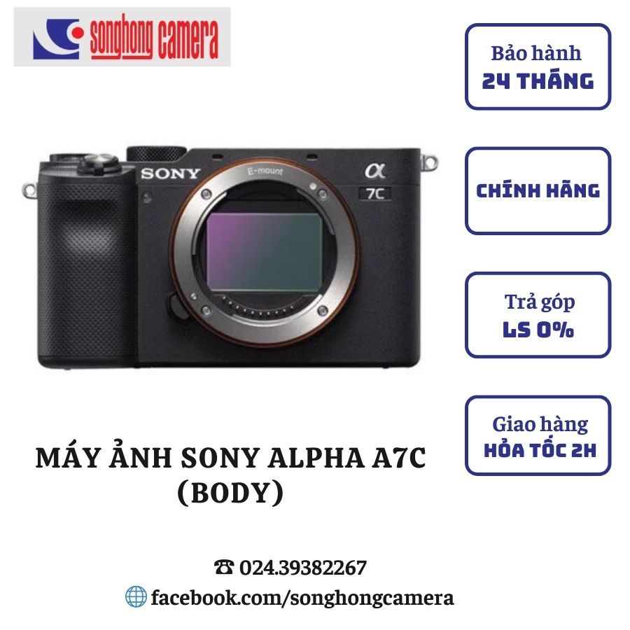 Máy ảnh Sony Alpha A7C Body  ( Chính hãng )