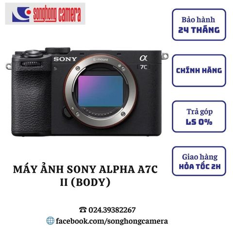 Máy ảnh Sony Alpha A7C ii Body  ( Chính hãng )