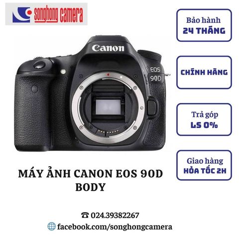 Máy ảnh Canon EOS 90D Body( Mới 100% )