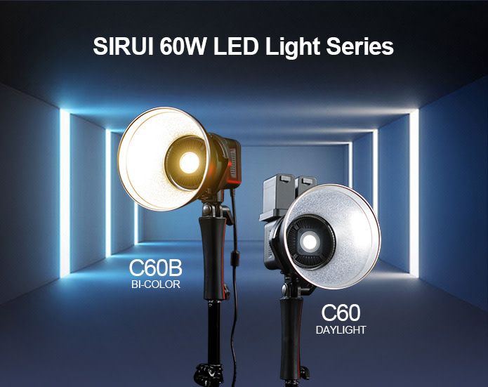 Đèn Led Sirui C60B  /Sirui C60B Bi-Color LED Monolight