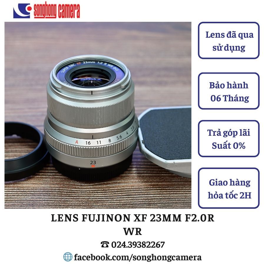 Lens Fujinon XF 23mm F2.0R WR (97%)