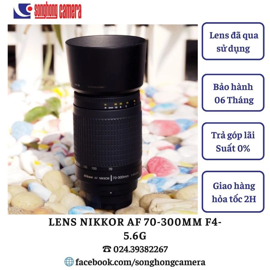 Lens Nikkor AF 70-300mm F4-5.6G ( 95% )