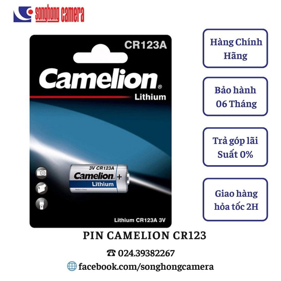 Pin Camelion CR123