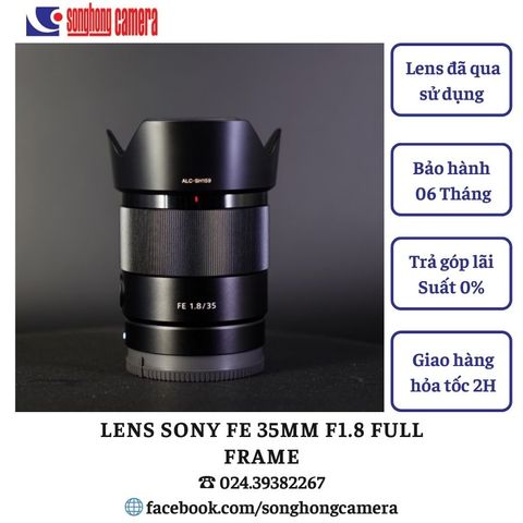 Lens Sony FE 35mm F1.8 Full Frame ( 97% )