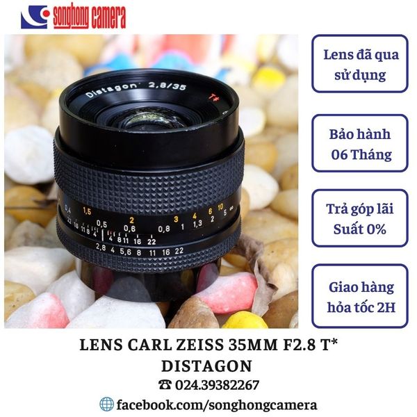 Lens Carl Zeiss 35mm f2.8 T* Distagon CY – SÔNG HỒNG CAMERA