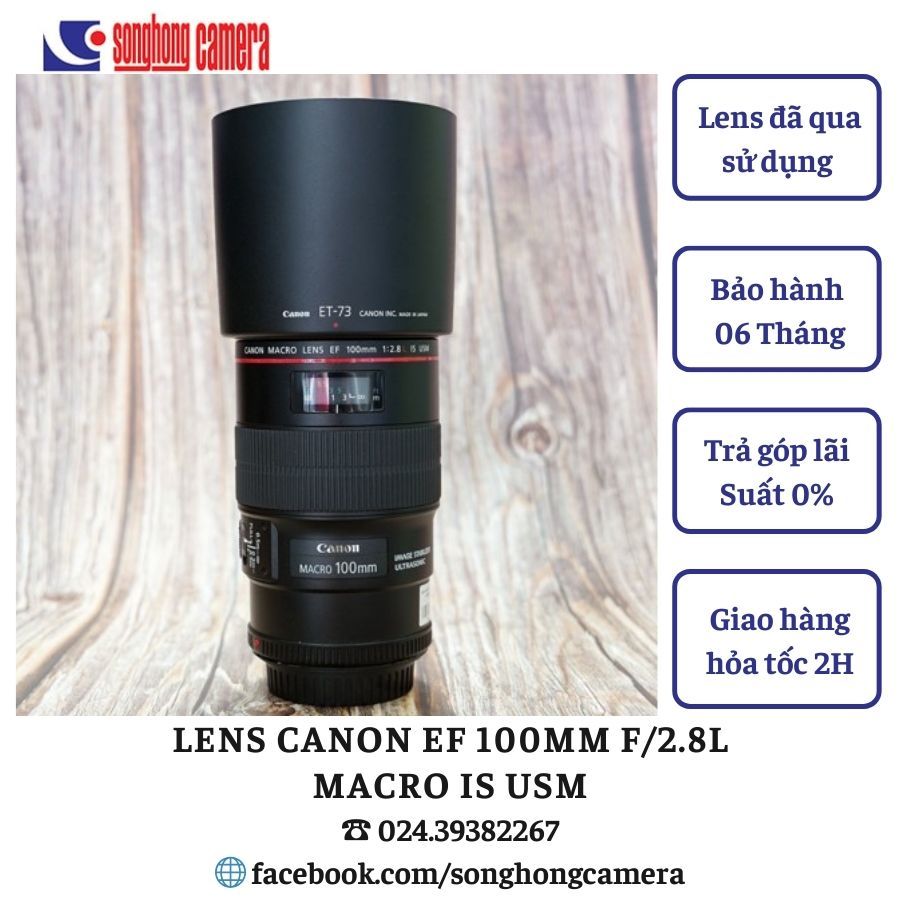 Lens Canon EF 100mm f/2.8L Macro IS USM ( 98% )