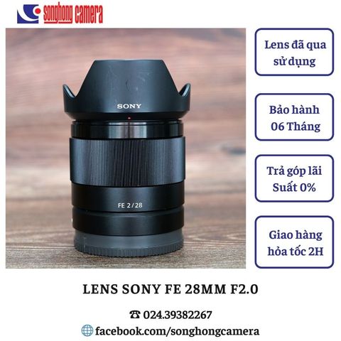 Lens Sony FE 28mm F2.0 ( 98% )