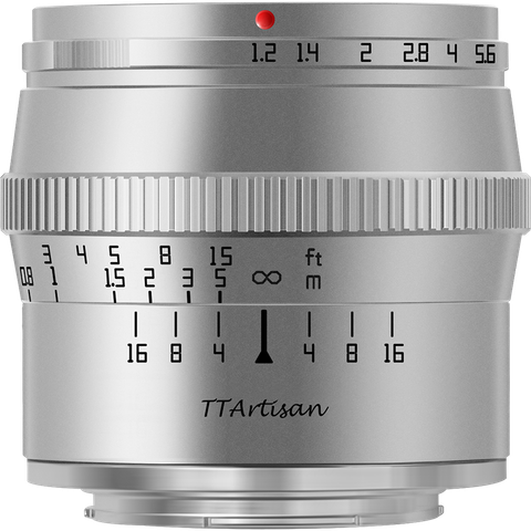 Ống kính Ttartisan 50mm f1.2 for M4/3 (Silver)