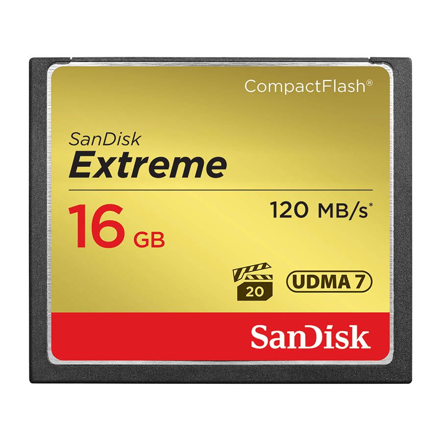 Thẻ nhớ CF - Sandisk EXTREME 16GB - 120MB/s (Chính hãng)