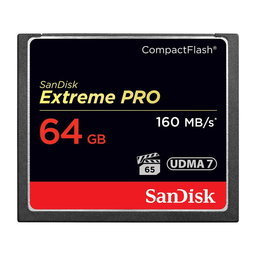 Thẻ nhớ CF - Sandisk EXTREME PRO 64GB - 160MB/s (Chính hãng)