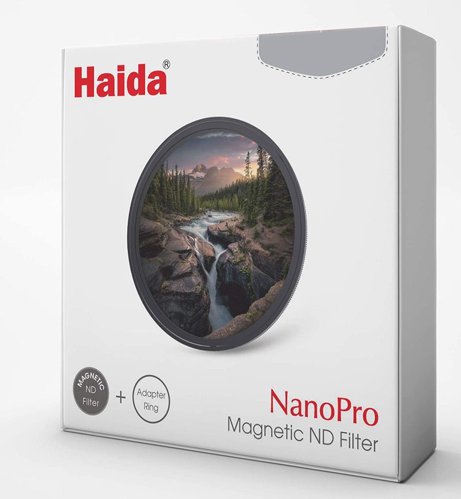 Filter Haida Nanopro Magnetic ND64 (6 stops) size 77mm - HD4664-77 (không kèm adapter ring) công nghệ hít từ tính dễ thao tác