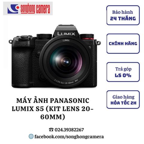 Máy Ảnh Panasonic Lumix S5 (Kit lens 20-60mm, mới 100%)