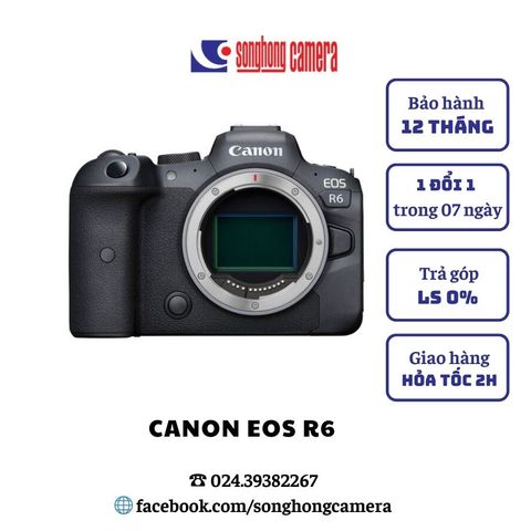 Máy Ảnh Canon EOS R6 (Body mới 100%)