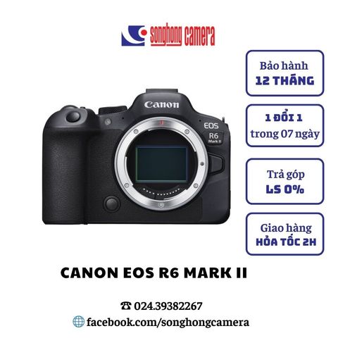 Máy Ảnh Canon EOS R6 Mark II (Body mới 100%)