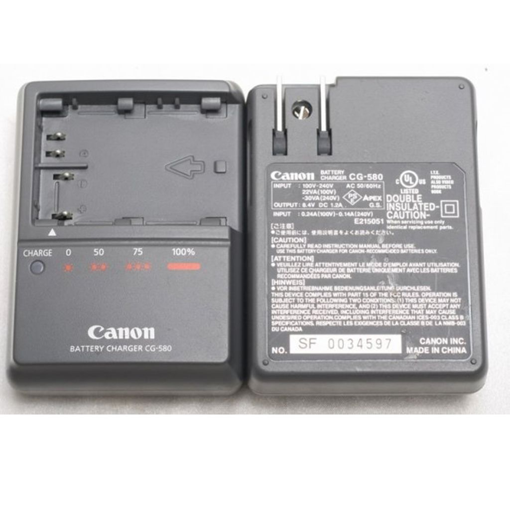 Sạc Canon CG-580 xịn