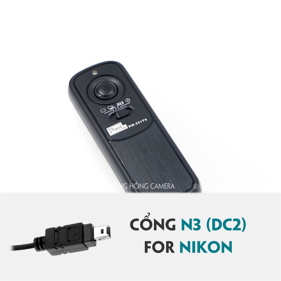 Điều khiển không dây Pixel RW221-N3 cho Nikon (Nhập khẩu)