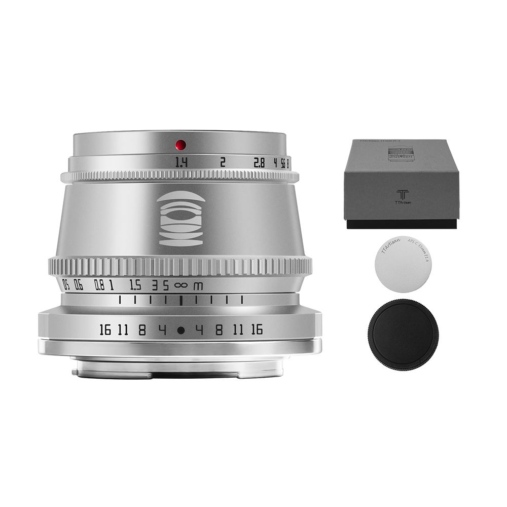 Ống kính Ttartisan 35mm f1.4 for Fuji XF (Silver)