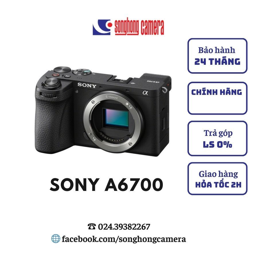 Máy ảnh Sony Alpha A6700 (Body Chính hãng )