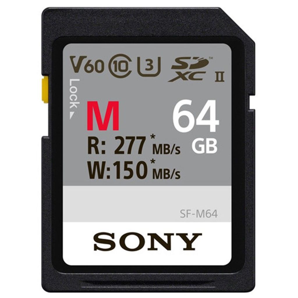 Thẻ nhớ Sony SDXC 64GB 277MB/s (150MB/s)