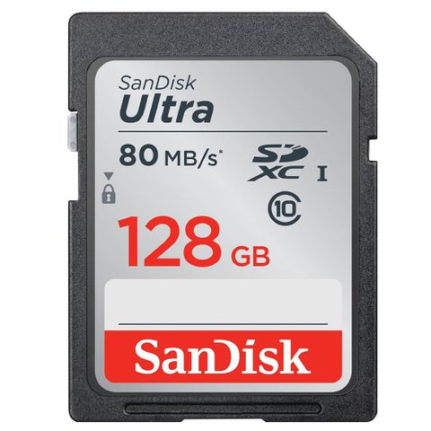 Thẻ nhớ SDHC - Sandisk ULTRA 128GB - 80MB/s (Chính hãng)