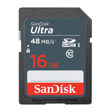 Thẻ nhớ SDHC - Sandisk ULTRA 16GB - 48MB/s (Chính hãng)