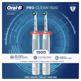 Set 2 bàn chải điện oral-b pro clean 1500 