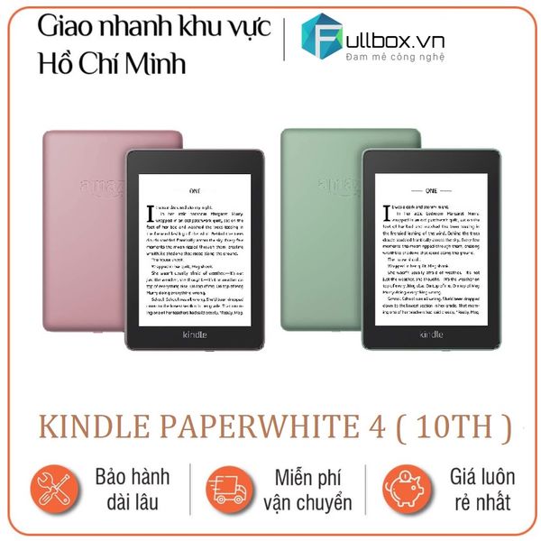  MÁY ĐỌC SÁCH KINDLE PAPERWHITE GEN 4 ( 10TH ) 