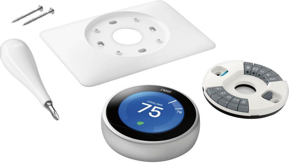  Google Nest Learning Thermostat, điều khiển điều hòa âm trần thông minh cao cấp 