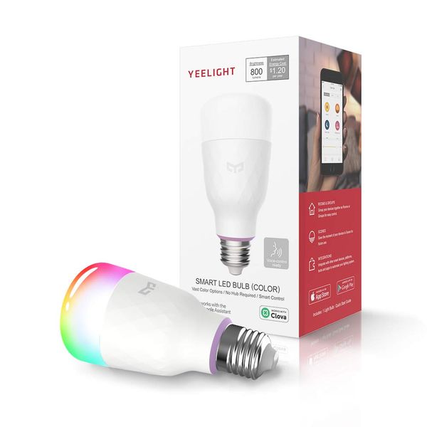  Bóng đèn thông minh Yeelight smart bulb 2 - 16 triệu màu - hỗ trợ google assistant - alexa 