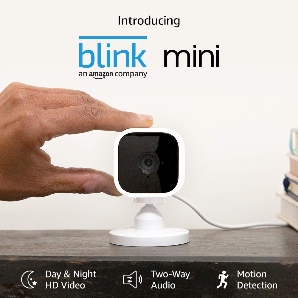  Camera Quan Sát Trong Nhà Blink MIni Full HD 1080p, Lưu Trữ Cloud, Đàm Thoại 2 Chiều 