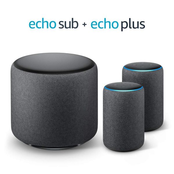  Bộ loa thông minh echo sub và 2 echo plus (đời 2) 